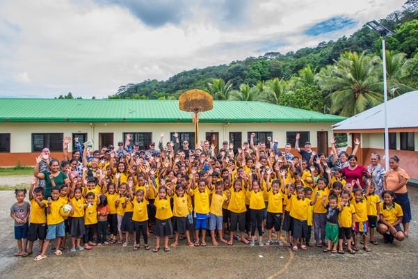 ADF visits a school in Pohnpei, FSM during Operation SOLANIA