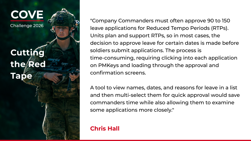 Cove Challenge 26 - Chris Hall